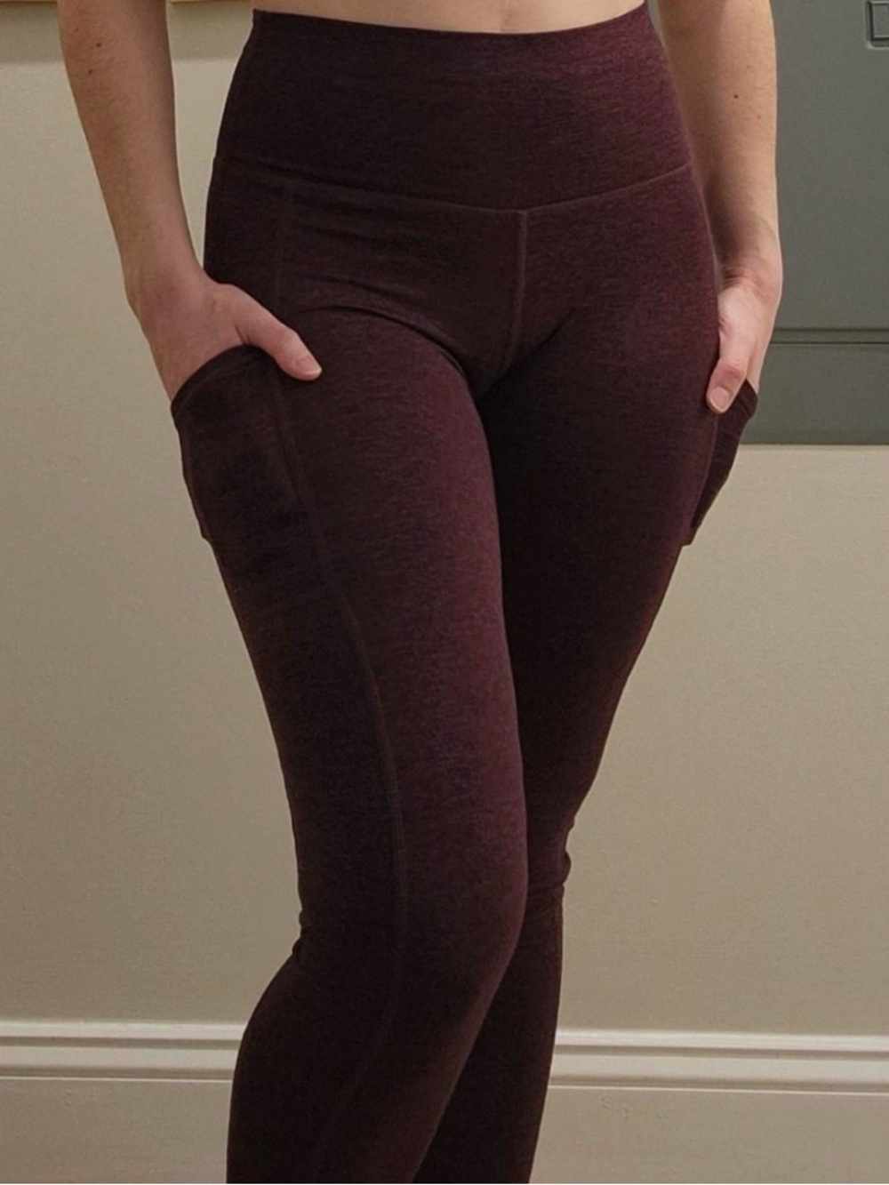 Aerie Offline “the hugger” Leggings in Purple